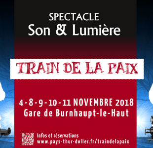 SPECTACLE SON ET LUMIÈRE “TRAIN DE LA PAIX” (CENTENAIRE 14-18)