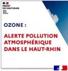 ALERTE POLUTION ATMOSPHÉRIQUE A L’OZONE